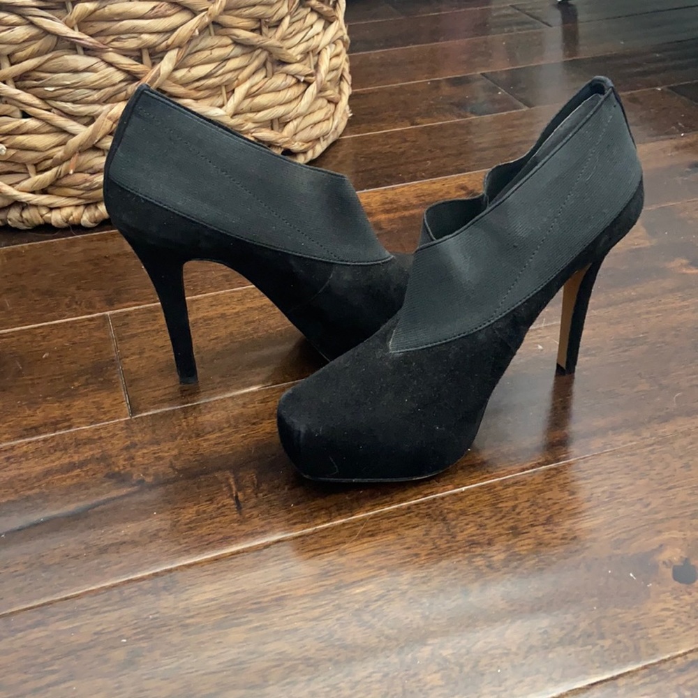 Rosegold black pumps size 37